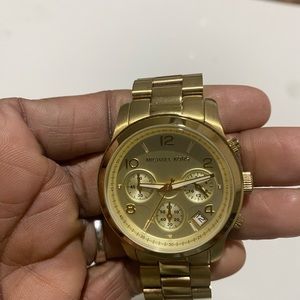 Gold  ladies Micheal kors watch